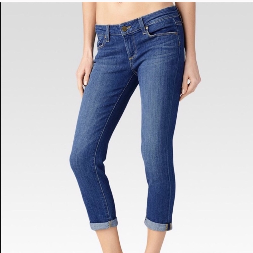 PAIGE JIMMY JIMMY CROP DEVYN JEANS